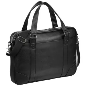 - black Solid laptop slim briefcase Easy communication 5L 15.6" Oxford Complete range