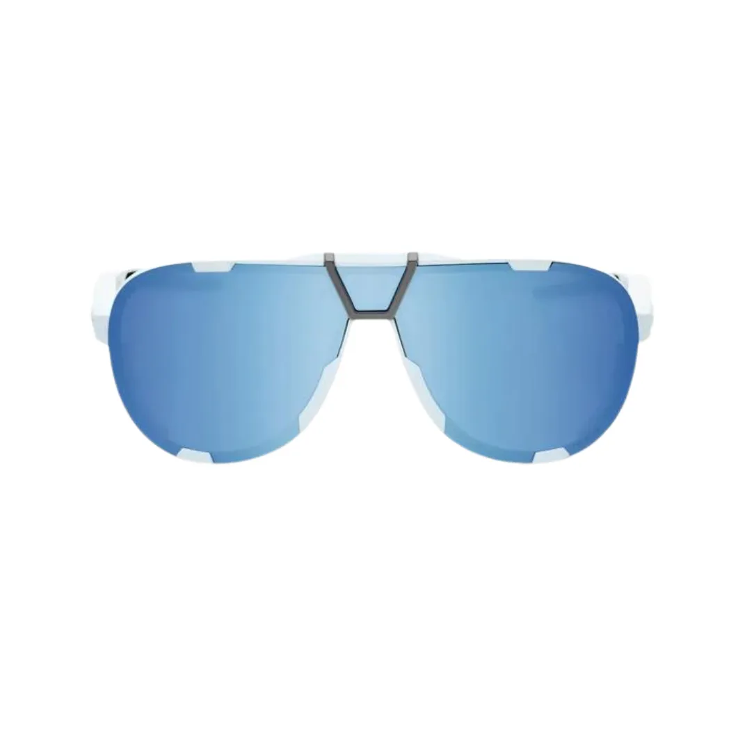 100% Westcraft - Soft Tact White - Hiper Blue Multilayer Mirror Lens