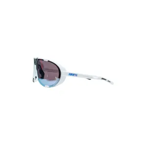 100% Westcraft Sunglasses - Soft Tact White (HiPER Blue Lens)