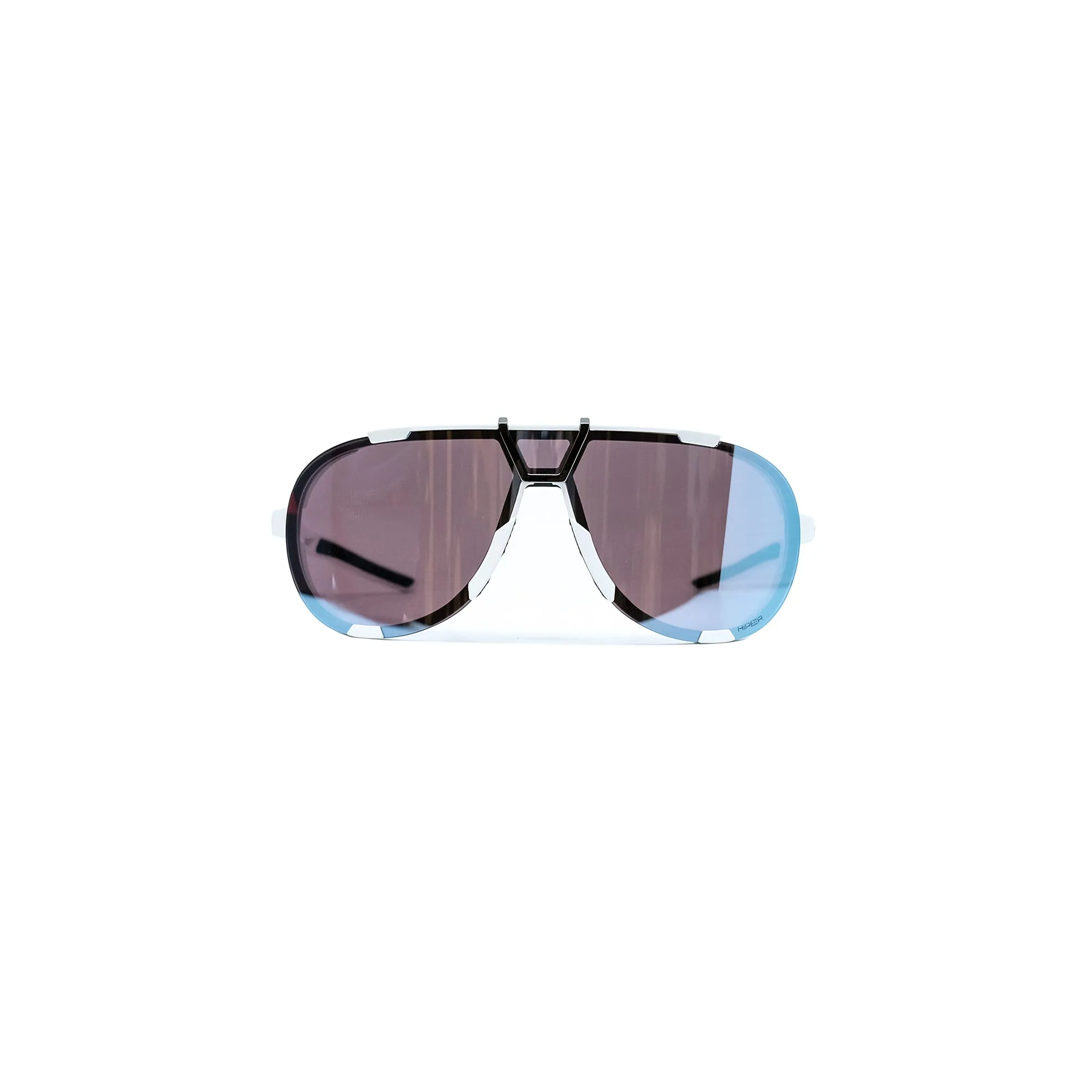 100% Westcraft Sunglasses - Soft Tact White (HiPER Blue Lens)
