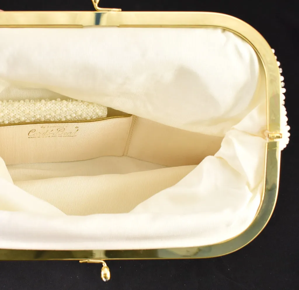 1950s Vintage Large Beaded Clutch