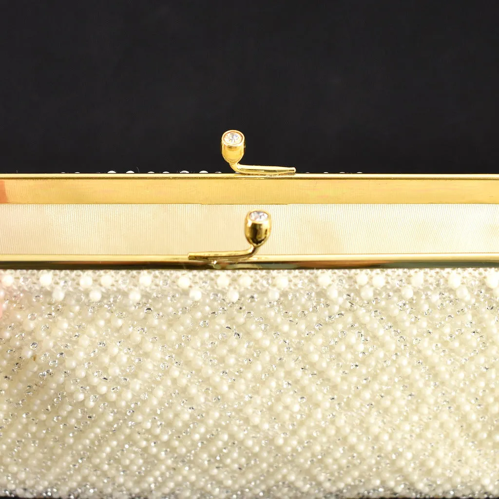 1950s Vintage Large Beaded Clutch