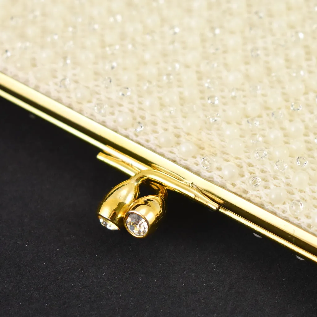 1950s Vintage Large Beaded Clutch