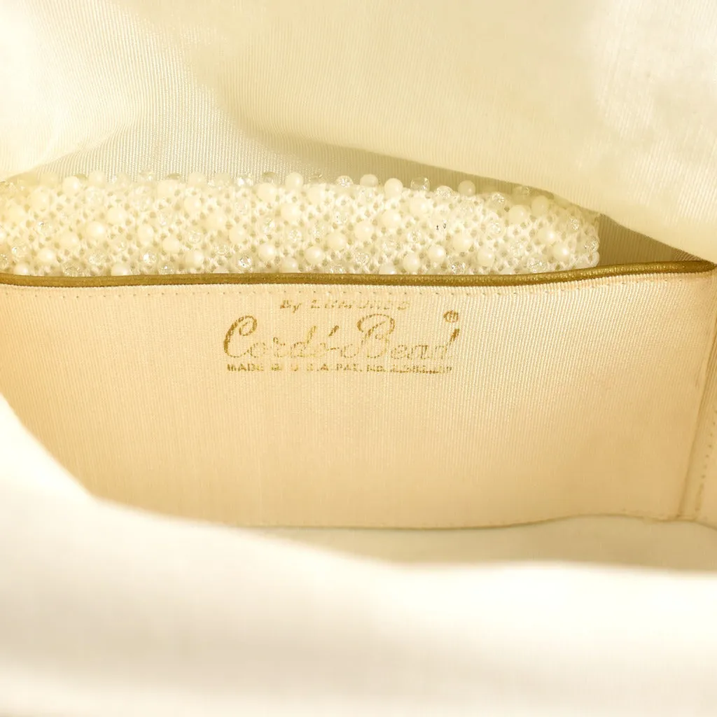 1950s Vintage Large Beaded Clutch
