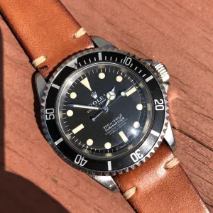 1968 Rolex Submariner 5512 Meters First Cream Patina Automatic Cal 1570 Wristwatch