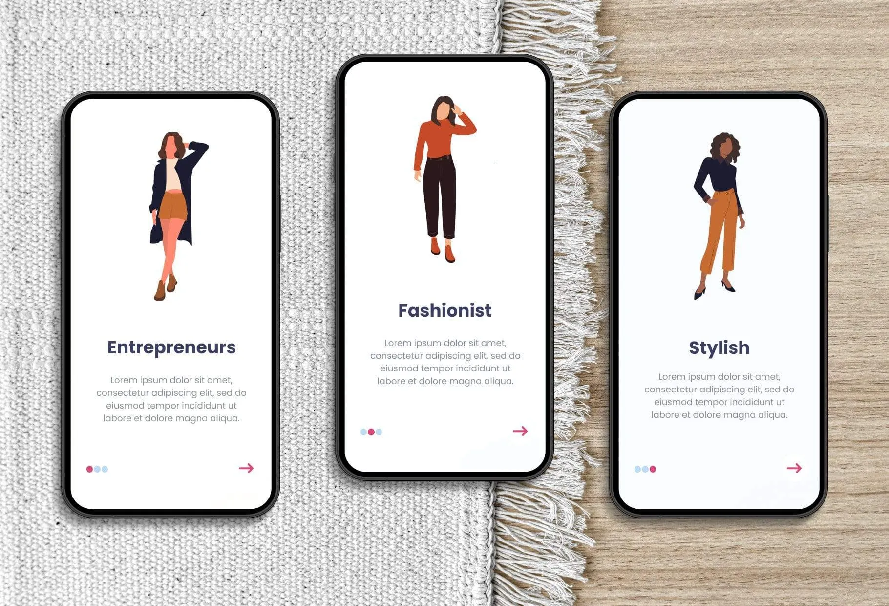 20 Unique Fashion Illustrations Pack 02 Fully Editable in Canva