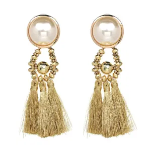 2018 Brincos Women Brand Boho Drop Dangle Fringe Earring Vintage ethnic Statement tassel earrings fashion jewelry