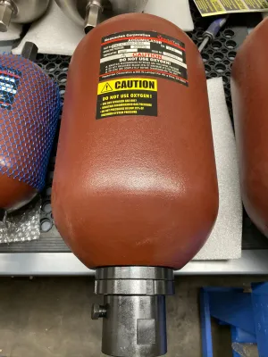 2.5 G Accumulator, RAS, CS 3K PSI, Parker/Greer Equivalent, New Assy.