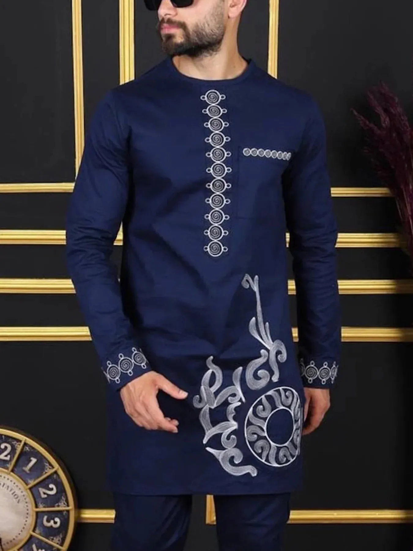 2PC  Dashiki African Traditional Outfit