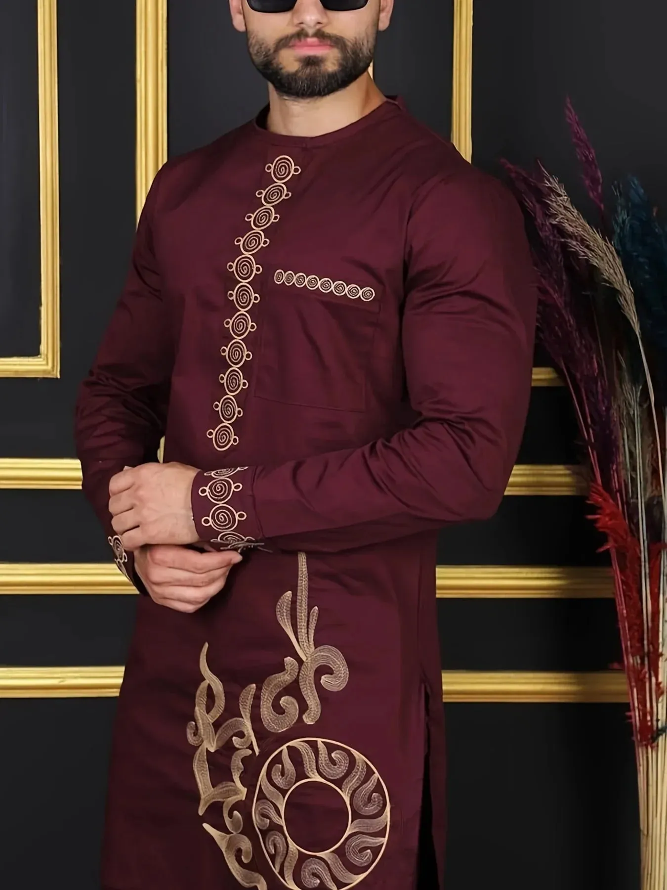 2PC  Dashiki African Traditional Outfit
