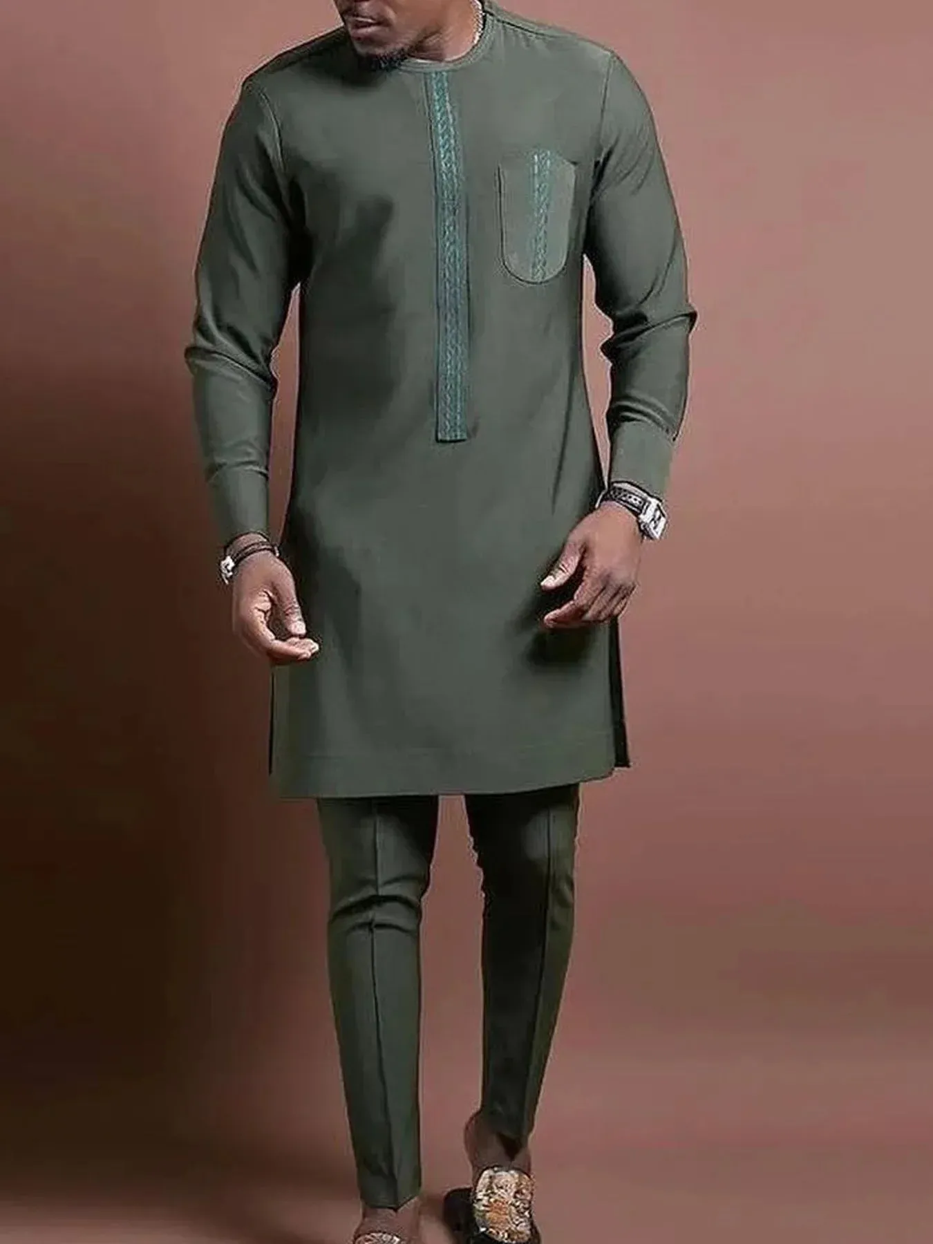 2PC  Dashiki African Traditional Outfit