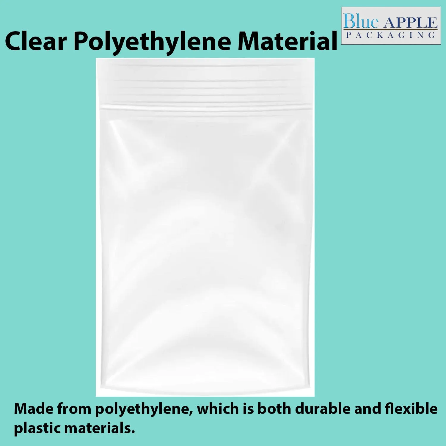 2X3 inches Reclosable Single Line Zipper Poly Bags 2 Mil (LDPE)