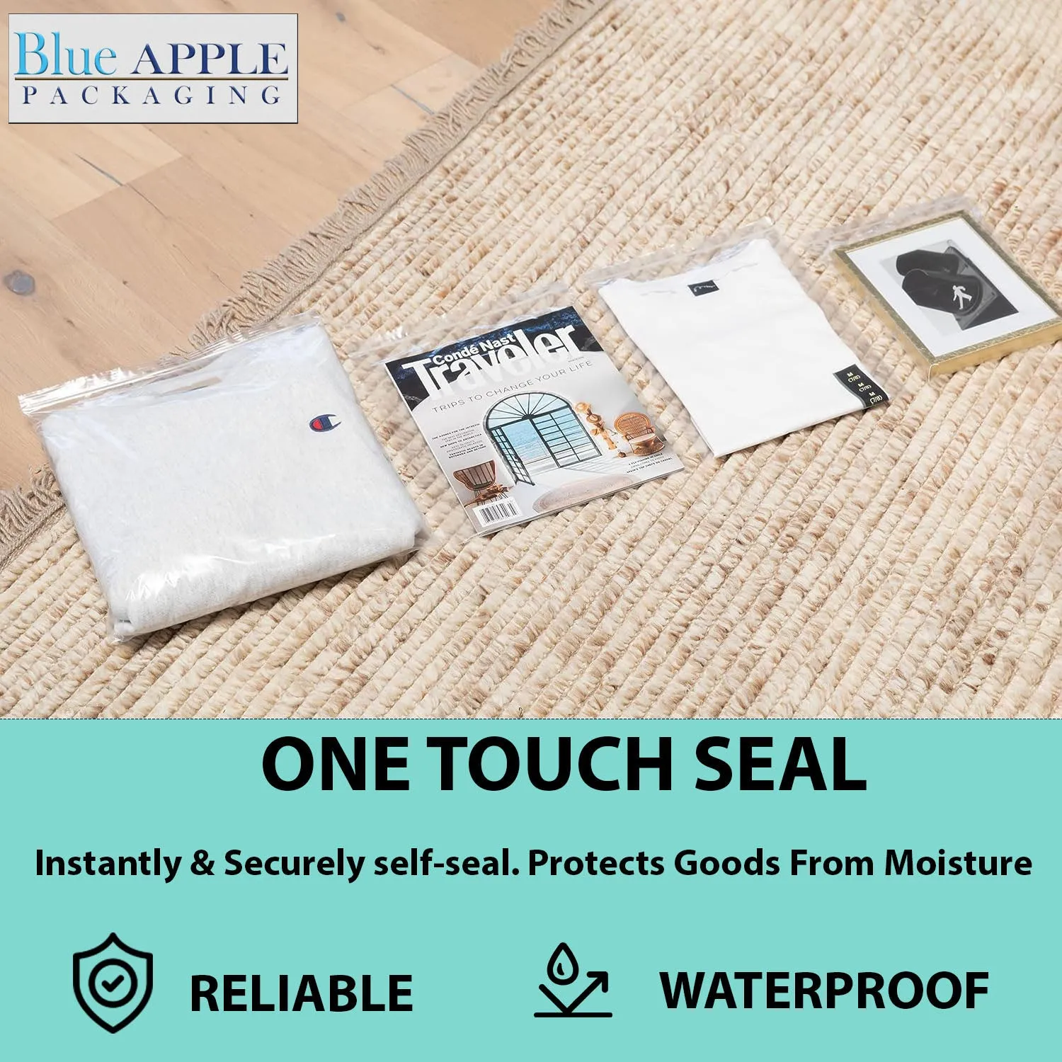 2X3 inches Reclosable Single Line Zipper Poly Bags 2 Mil (LDPE)