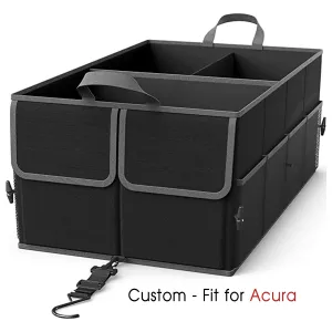 3-Compartment Cargo Trunk Storage Organizer, Custom fit for Cars