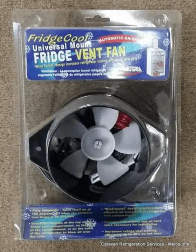 3 Way Fridge Fan 12volt Caravan Fridge Vent Fan Valterra Auto on Off with Temp