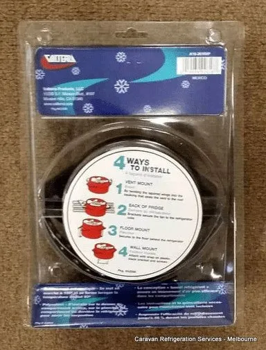 3 Way Fridge Fan 12volt Caravan Fridge Vent Fan Valterra Auto on Off with Temp