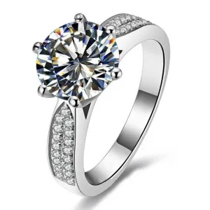 4 Carats Wedding Engagement Ring