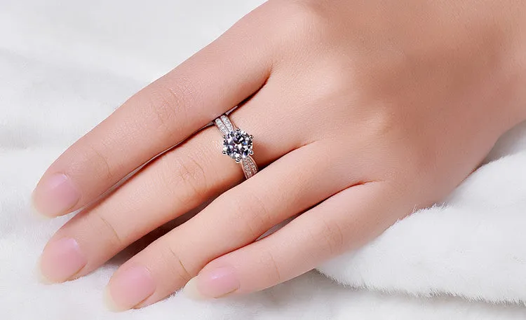 4 Carats Wedding Engagement Ring