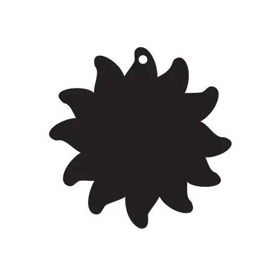 45mm Super Sun Charms - 2 pair set