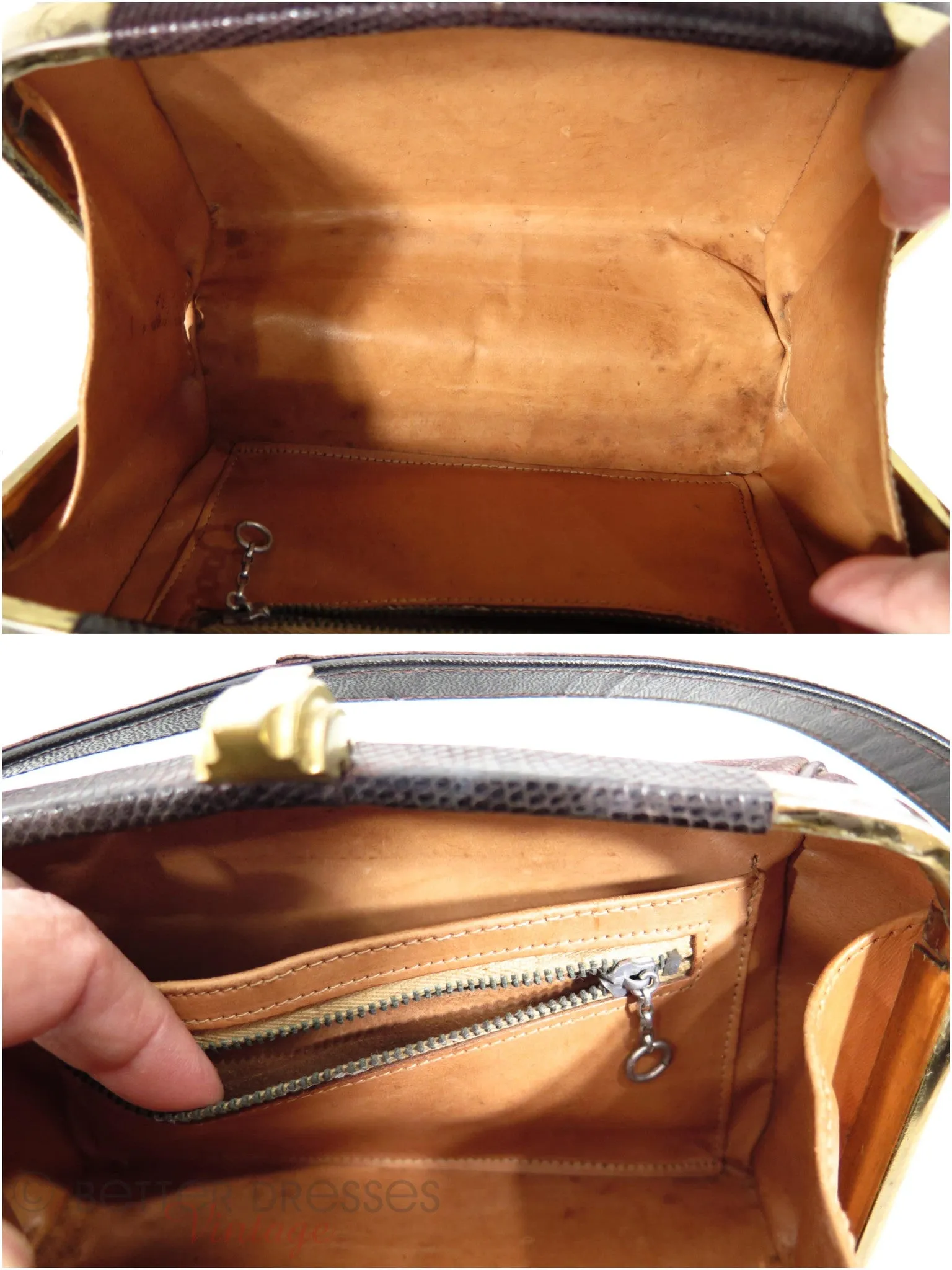 50s Lizard Box Purse