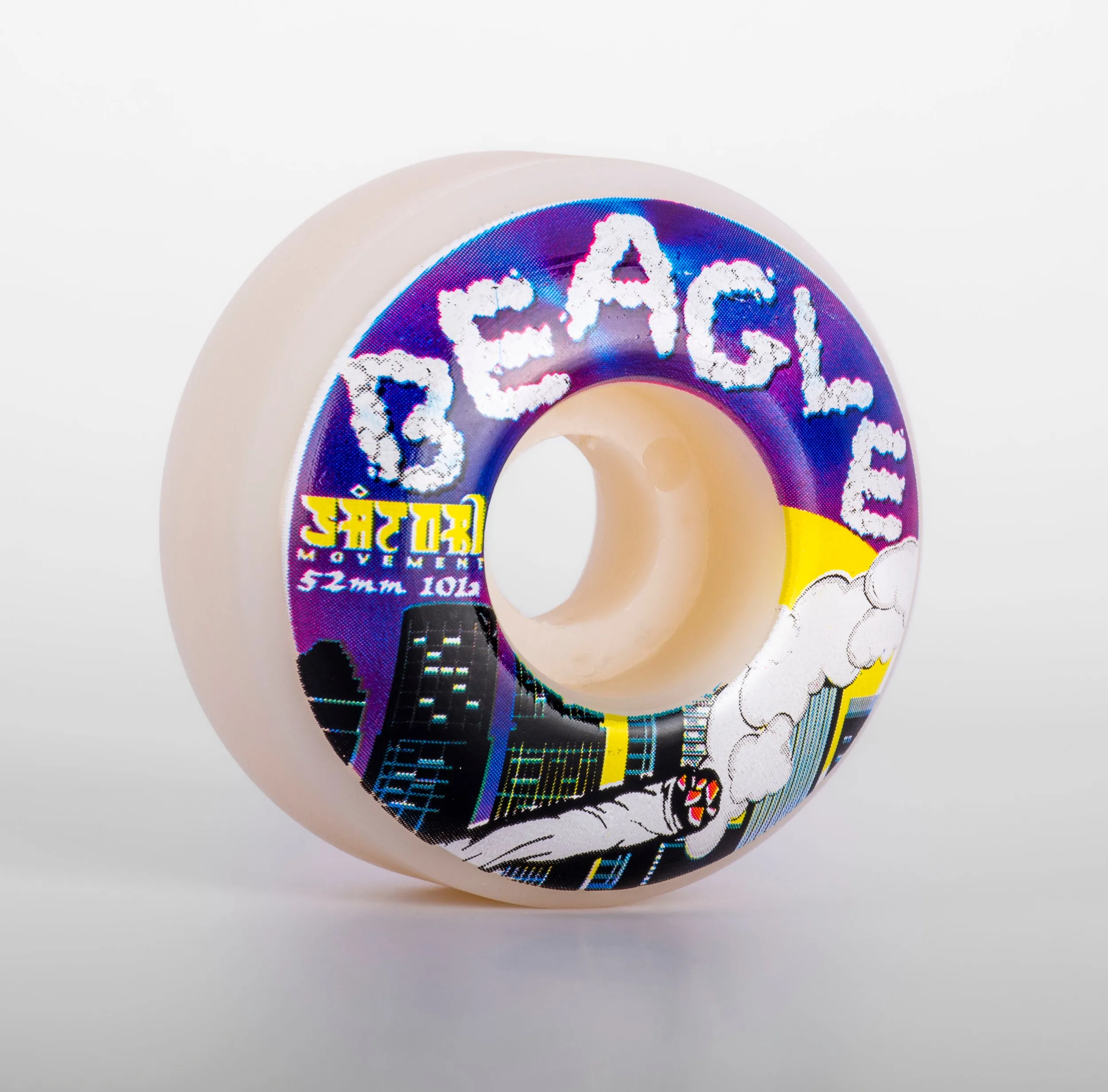 52mm Beagle Smoke City Skate Wheels (101a Classic)