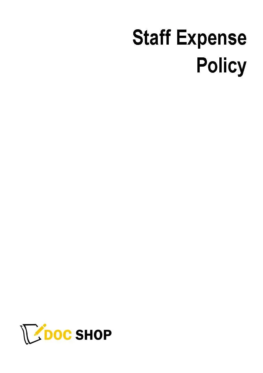Accounts Payable - Expense Forms Policy