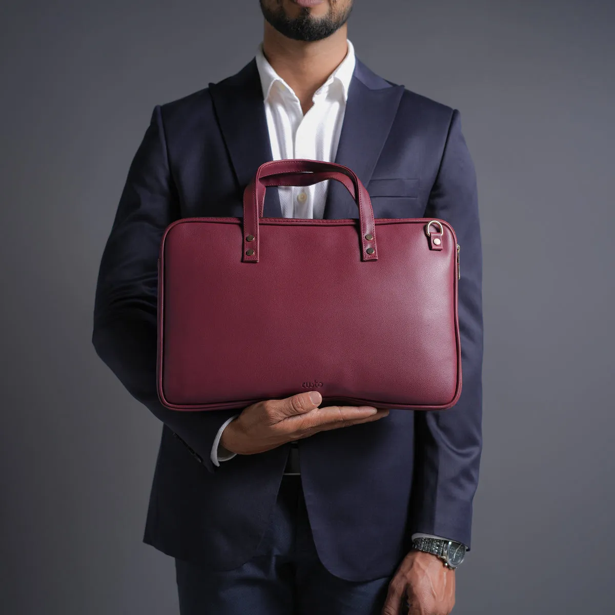 Aero Laptop Bag - Burgundy