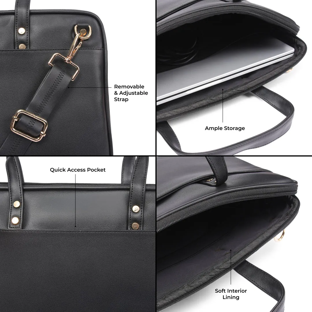 Aero Laptop Bag - Charcoal Black