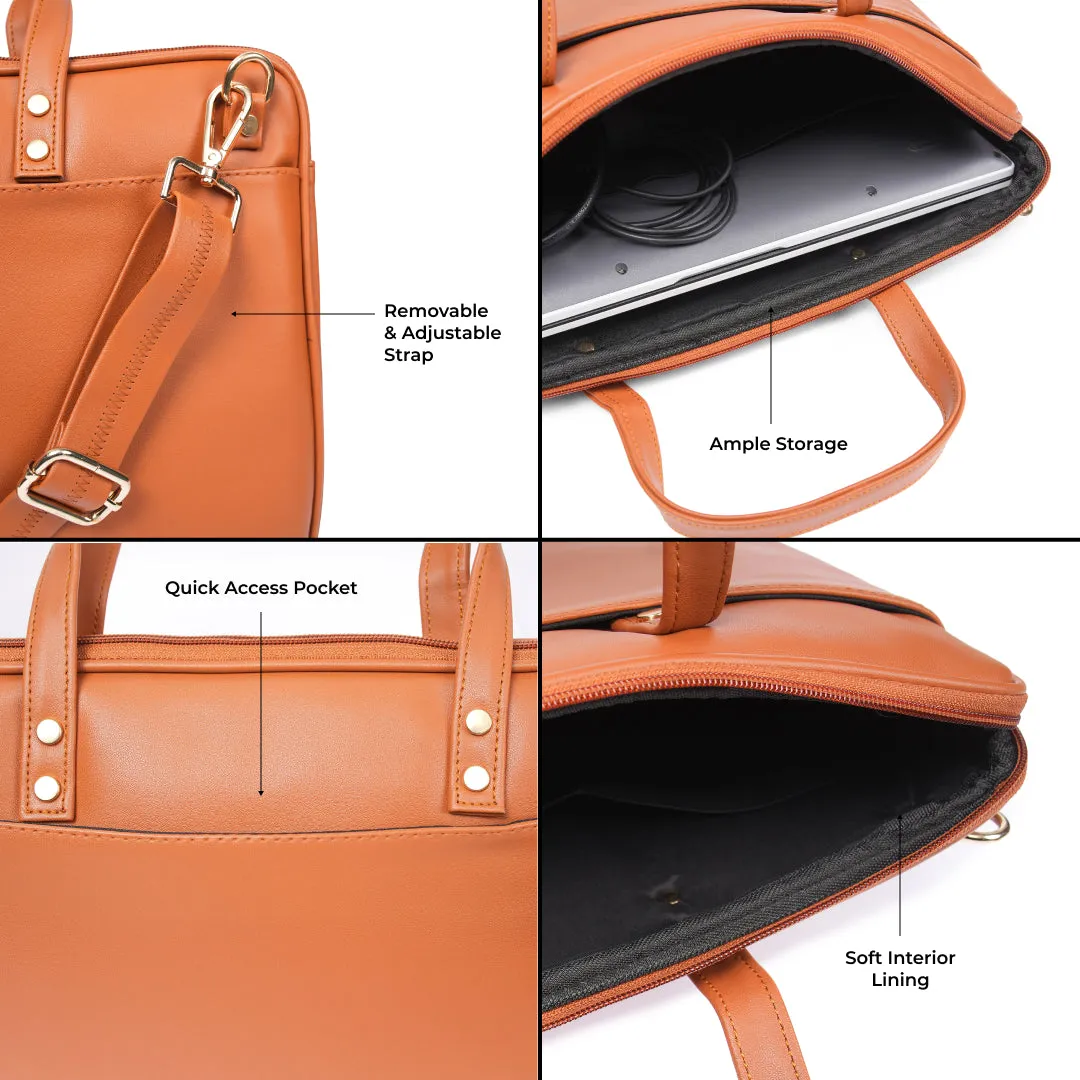 Aero Laptop Bag - Walnut Brown