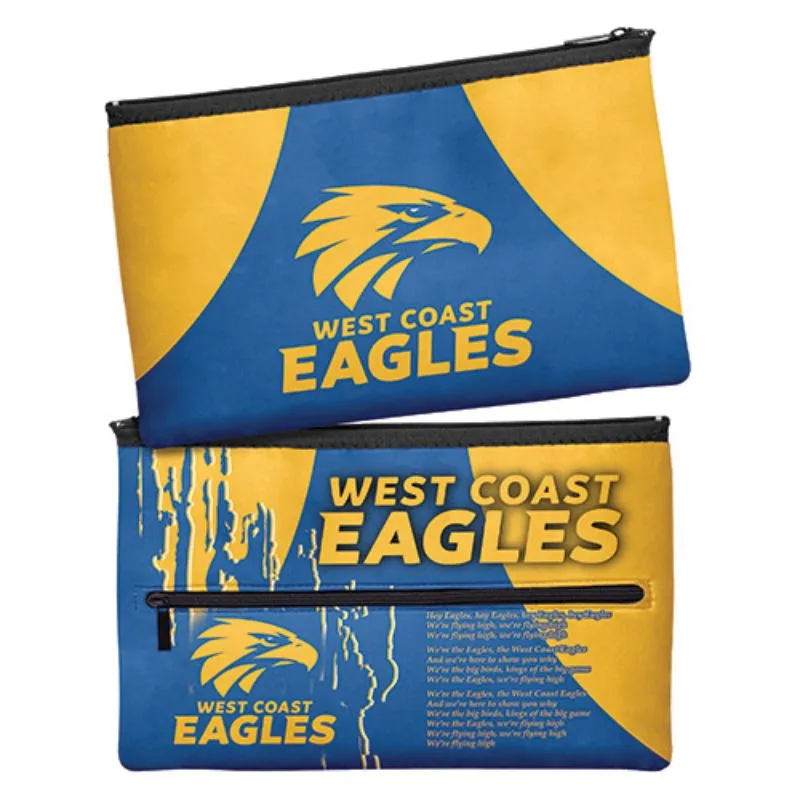 AFL SONG PENCIL CASE WEST COAST EAGLES