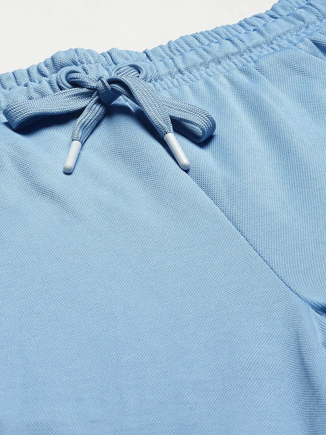 Alcis Men Blue Solid Slim Fit Sports Shorts