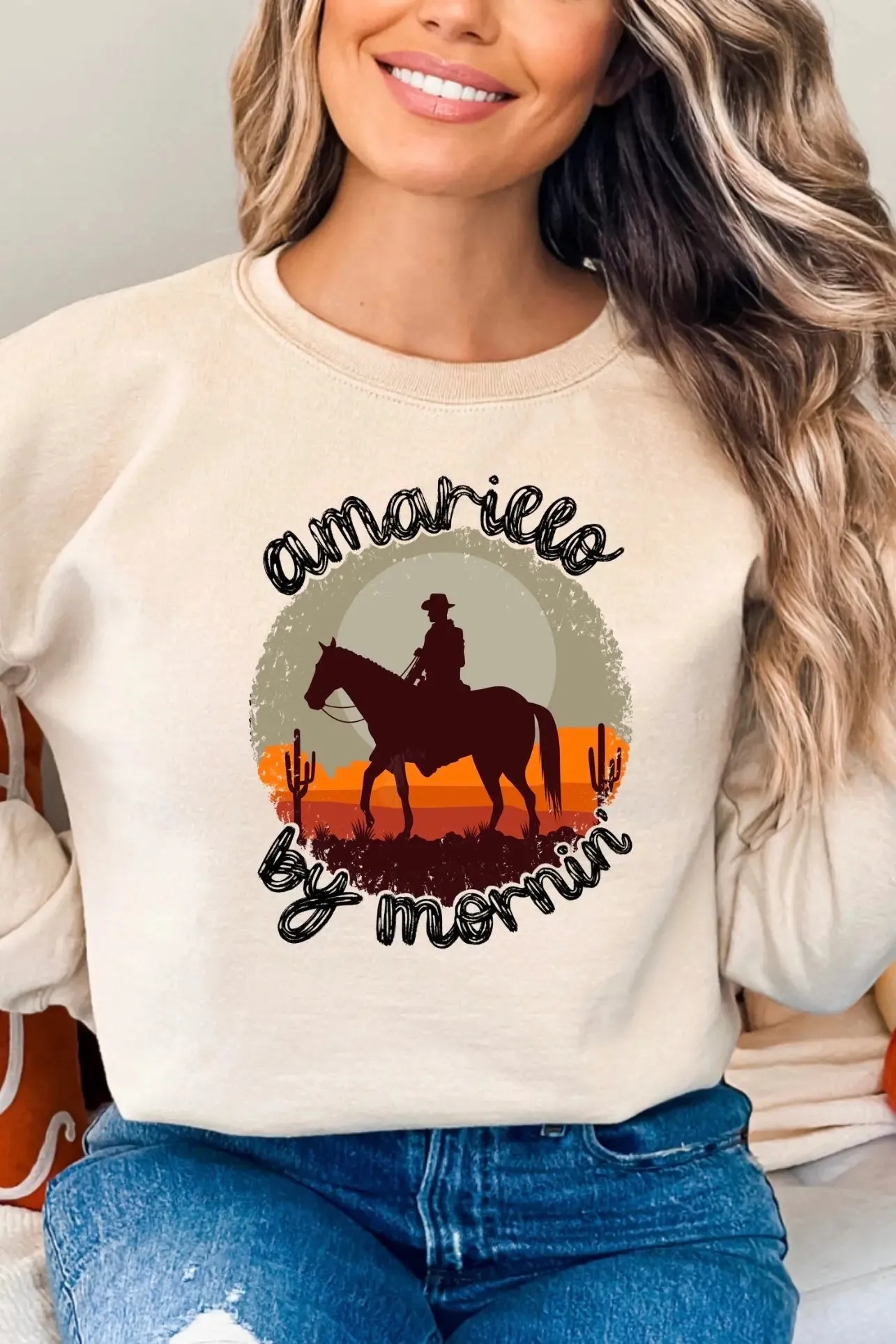 Amarillo Graphic Top (Multiple styles & Colors)