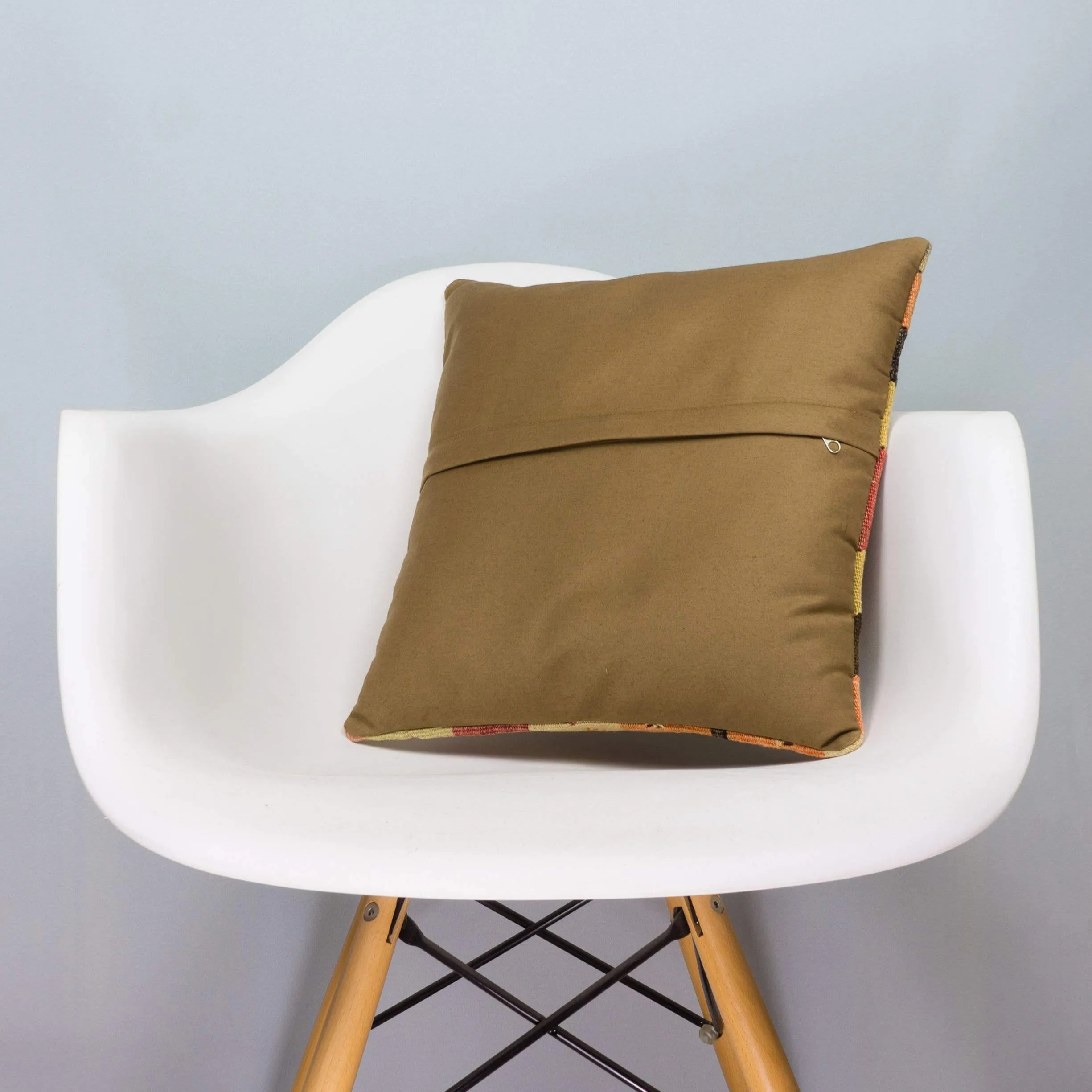 Anatolian Multiple Color Kilim Pillow Cover 16x16 6869