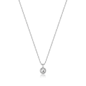 Ania Haie Silver Orb Drop Pendant Necklace