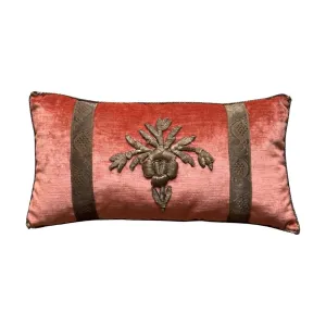 Antique Ottoman Empire Raised Gold Metallic Embroidery (#E020924 | 9 1/2 x 18")