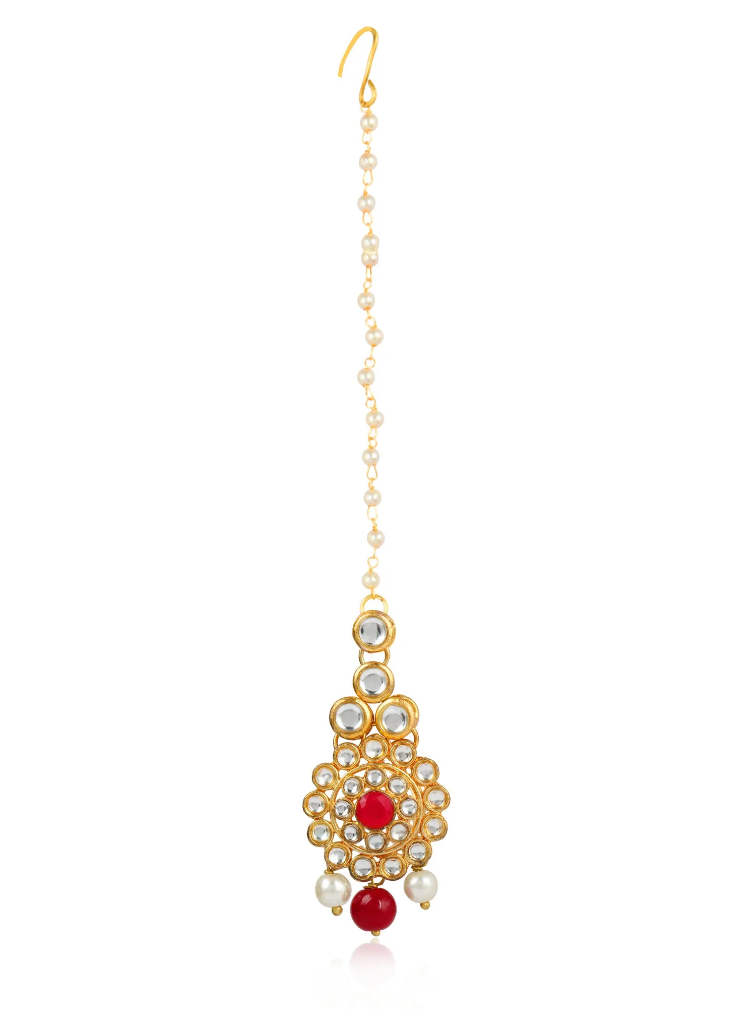 Antique Rani Haar Kundan Necklace Set for Women