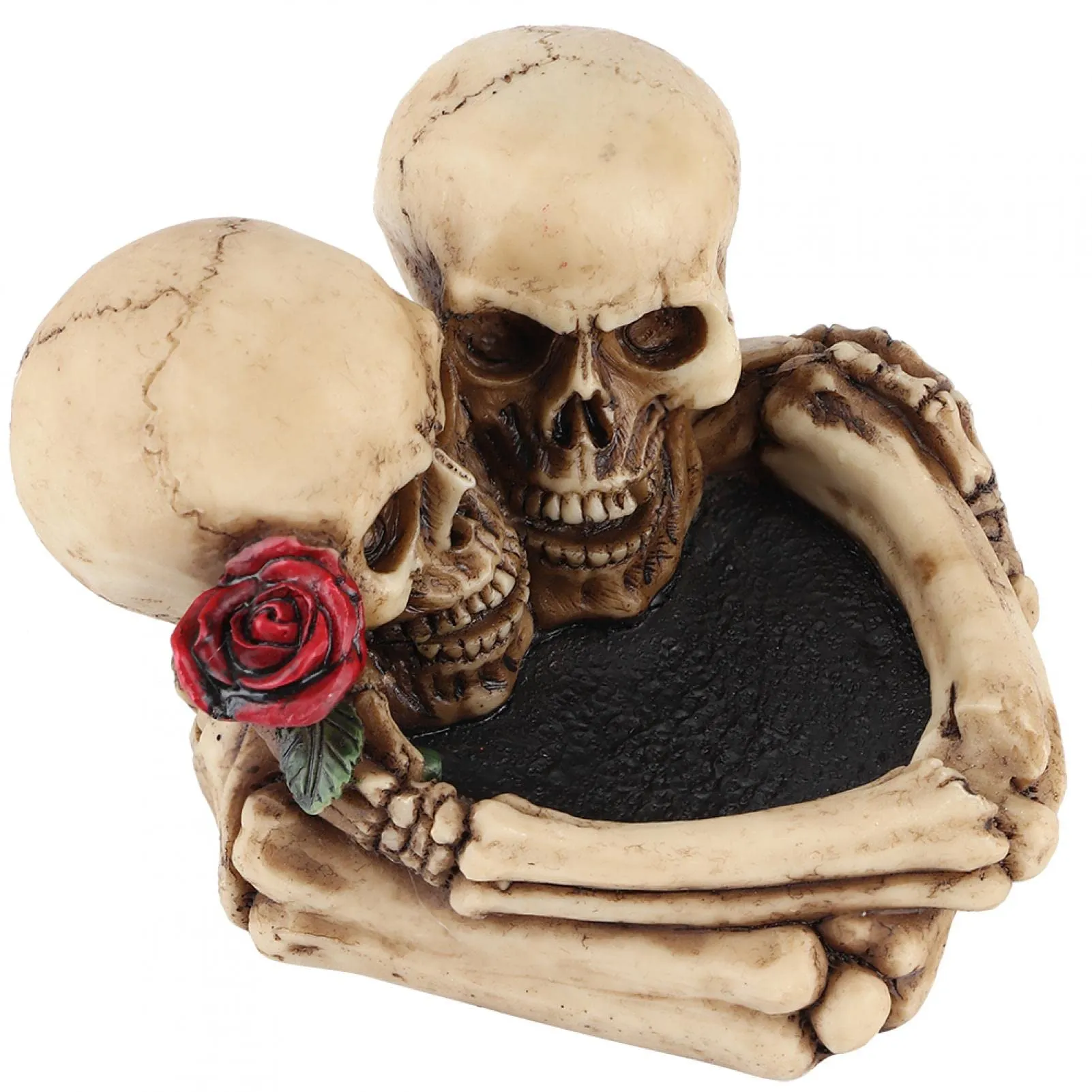 Ashes Tray, Unique Skeleton Shape Fashion Beautiful Ashtray Cigar Ashtray Composite Application for Cool Smokers Decorations for Gentleman