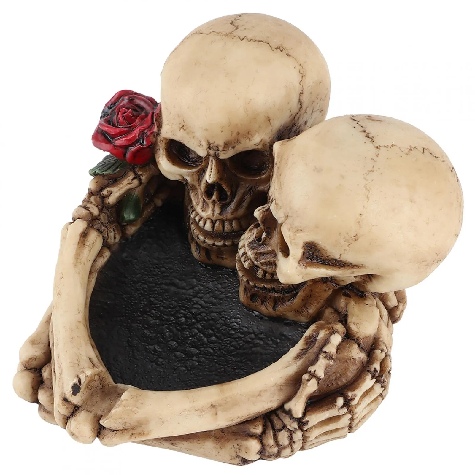 Ashes Tray, Unique Skeleton Shape Fashion Beautiful Ashtray Cigar Ashtray Composite Application for Cool Smokers Decorations for Gentleman