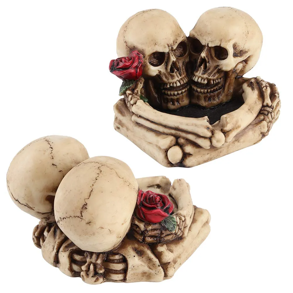 Ashes Tray, Unique Skeleton Shape Fashion Beautiful Ashtray Cigar Ashtray Composite Application for Cool Smokers Decorations for Gentleman