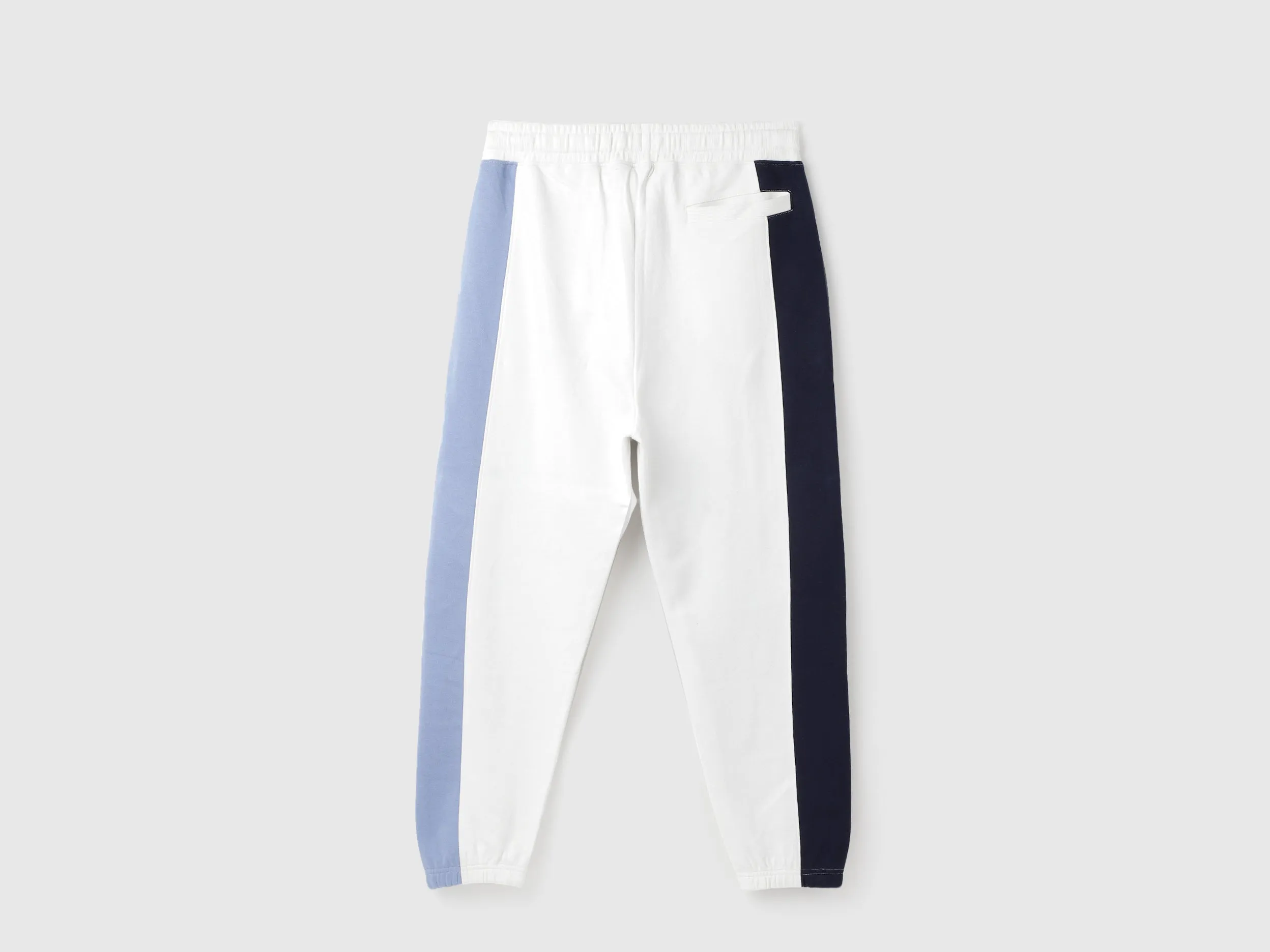 Asymmetric Color Block Baggy Fit Sweat Pants