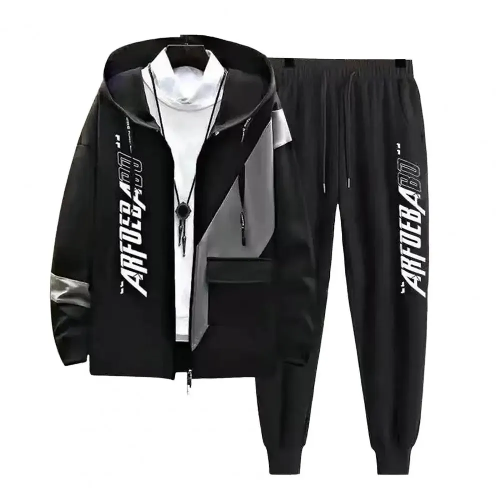 Autumn Letter Print Tracksuit
