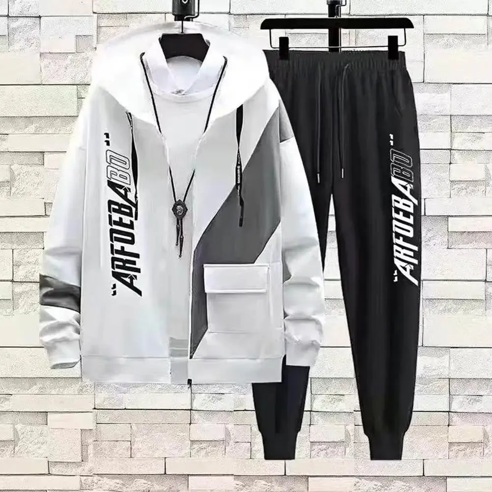 Autumn Letter Print Tracksuit