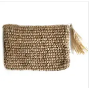 BALI HARVEST STRAW GRASS RUFFIA CLUTCH