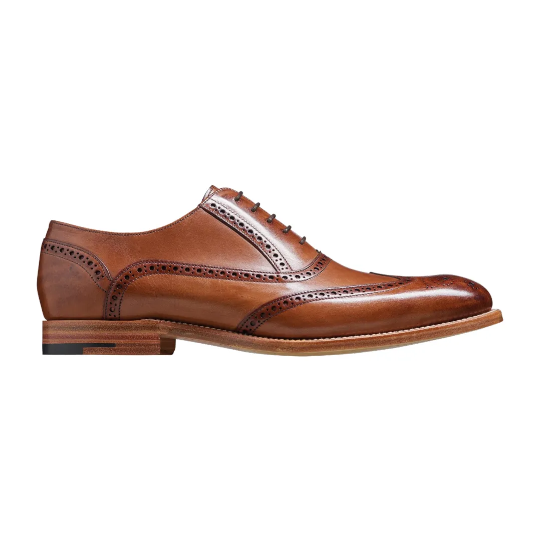 Barker Valiant Hand Painted Shoes - Brown