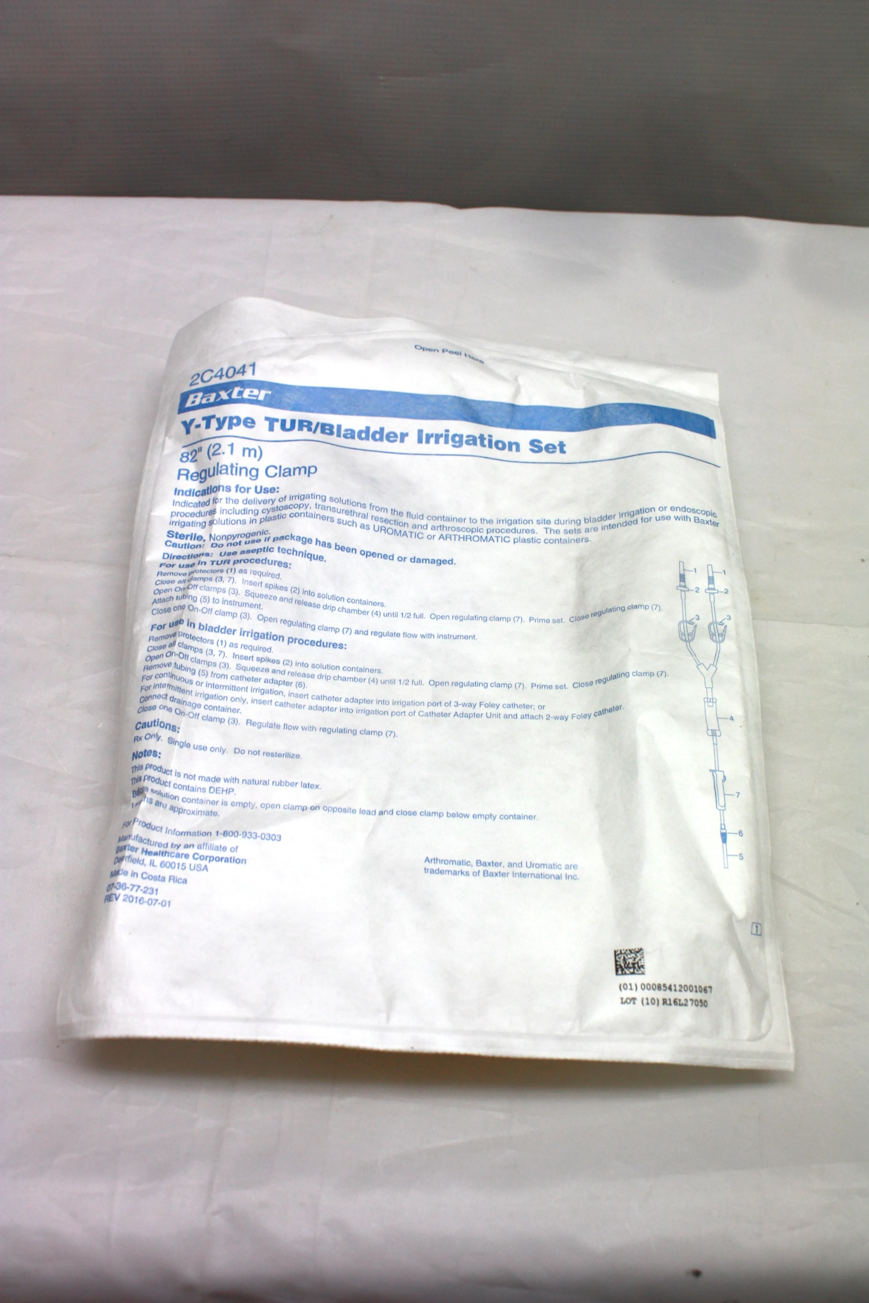 Baxter Y-Type TUR/Bladder Irrigation Set