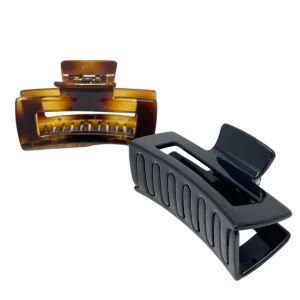 Bellefixe Open Cut Jaw Clip Set - Black & Tortoise