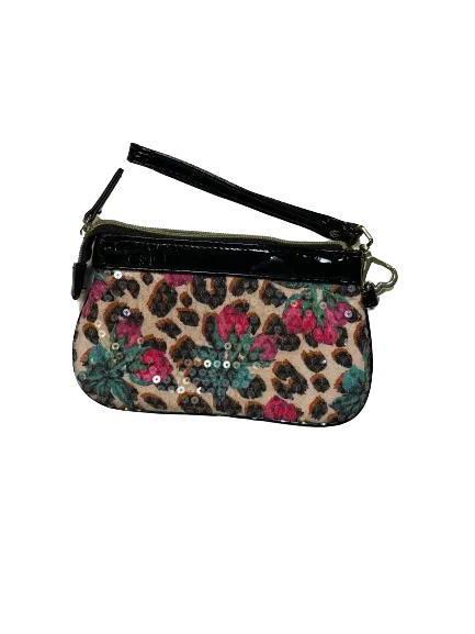 Betsey Johnson Sequin Floral Wristlet