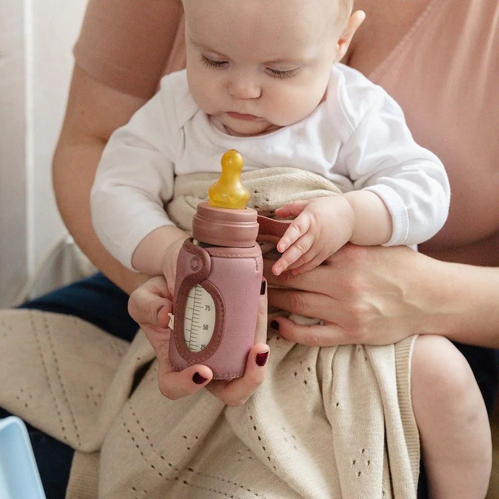 Bibs Baby Bottle Sleeve Small - Blush