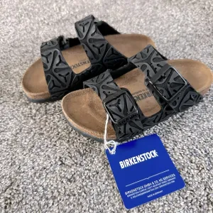 Birkenstock Arizona Kids - Microfiber - Seaweed Black - Size 26 — US Kids 8