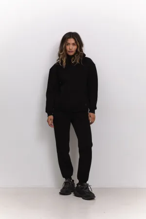 Black warm sweatpants